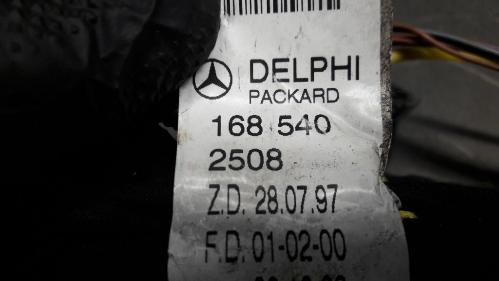 Купить 1685402508 электропроводка дверь левый правый задний  mercedes w 168