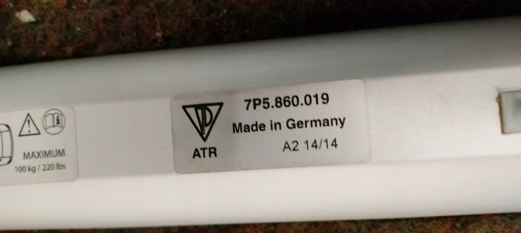 фото №5, Рейлинги кровельные багажник porsche cayenne 7p5