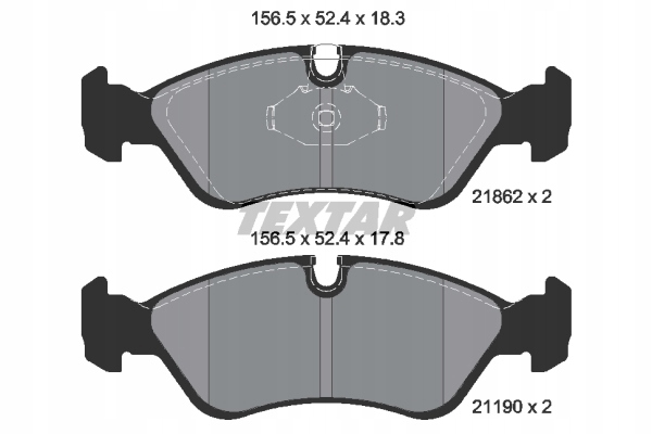 фото №2, Гальмівні диски гальмівні колодки перед textar opel calibra a