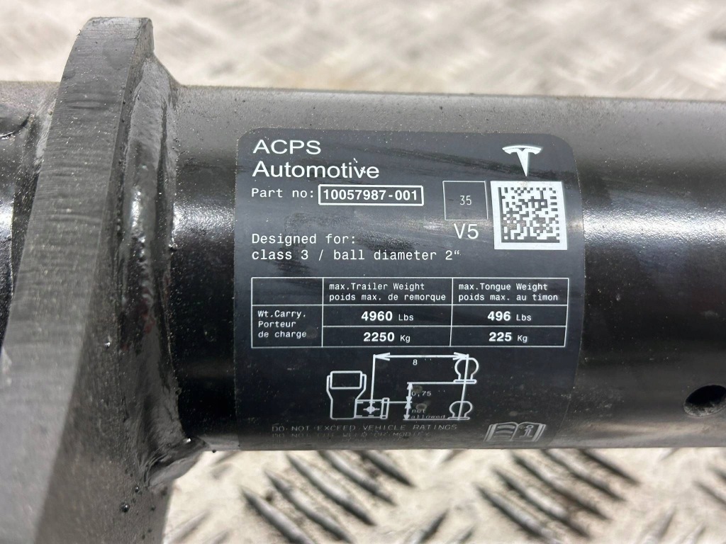 Набір фаркоп do причепа tesla model x 102758100f Оригінал