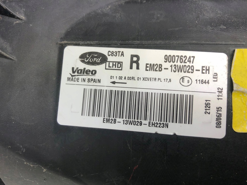 фото №12, Лампа правая перед ford mk4 s-max mk2 full led