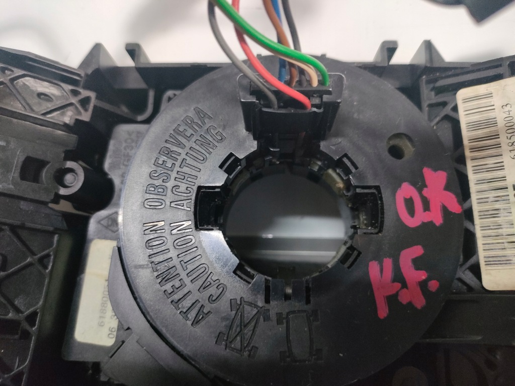 фото №4, Scenic ii стрічка подушка безпеки перемикач комбінований