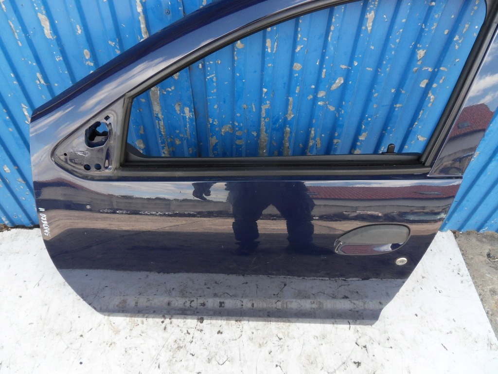 фото №9, Dacia sandero ii 2 12-16 повний двері передні ліва dvd42 granatowe
