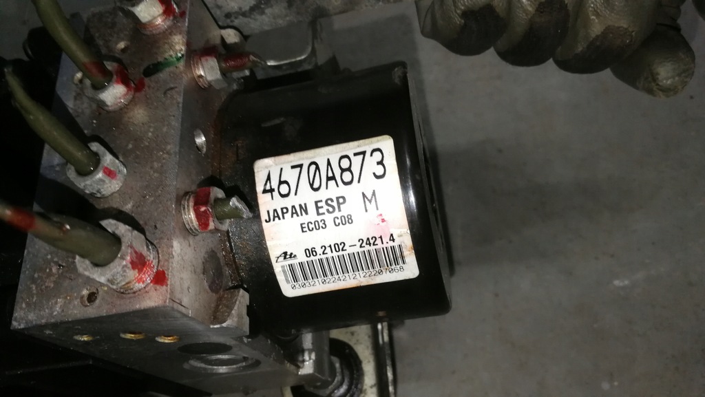 фото №4, Насос abs esp 4670a873 mitsubishi asx 10-16