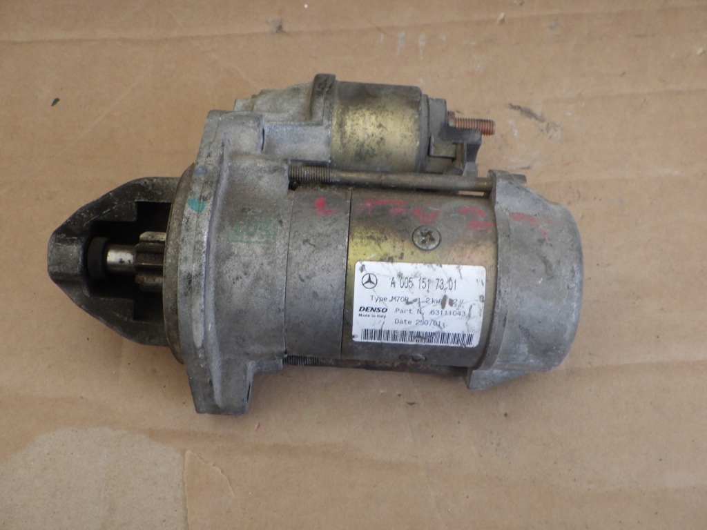 фото №1, Стартер 0051517301 mercedes w203 w209