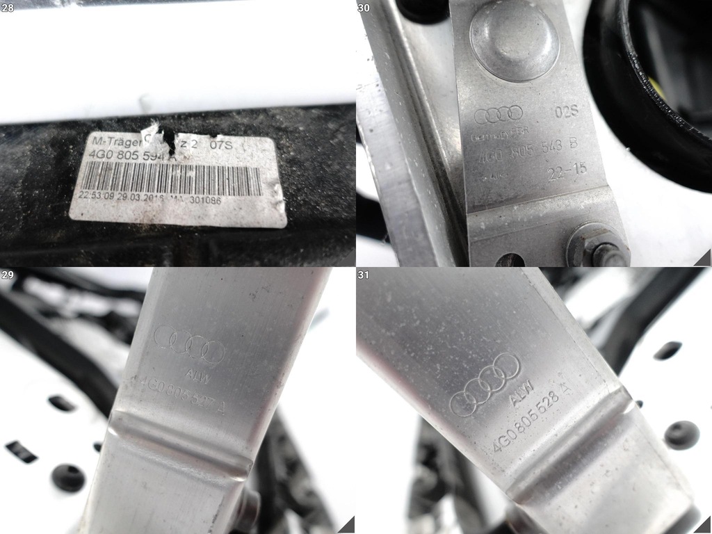 фото №11, Audi rs6 c7 rs7 4g8 4.0tfsi 605 ps підсилювач pas радіатор вентилятор