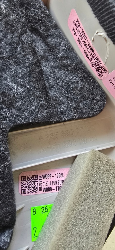 фото №5, Mercedes w167 gle блок двигателя средний защита обшивка левый a1676907701