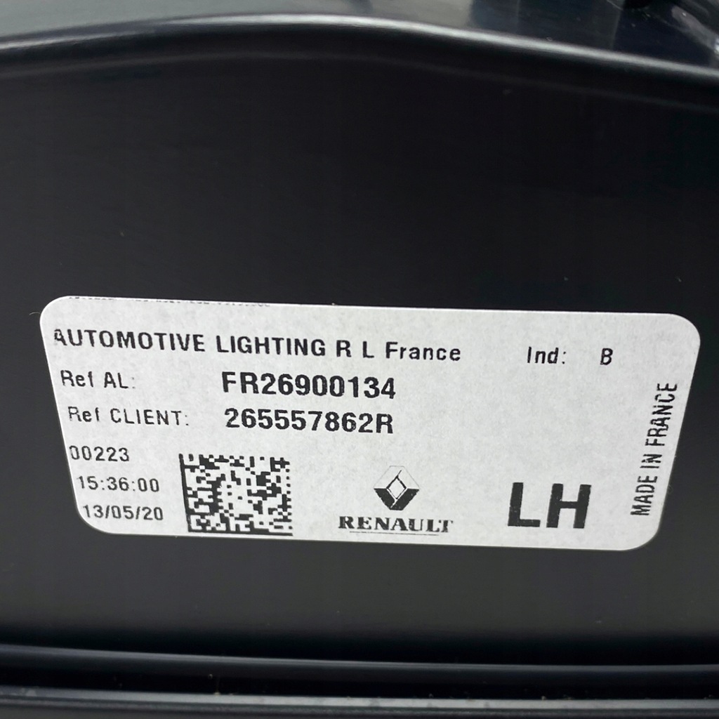 фото №16, Nowa оригінальний номер лампа задня ліва кришка багажника renault talisman lift sedan