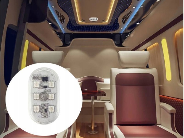 фото №16, Лампа led кабины салона освещение сенсорный do автомобиля bez сверление!