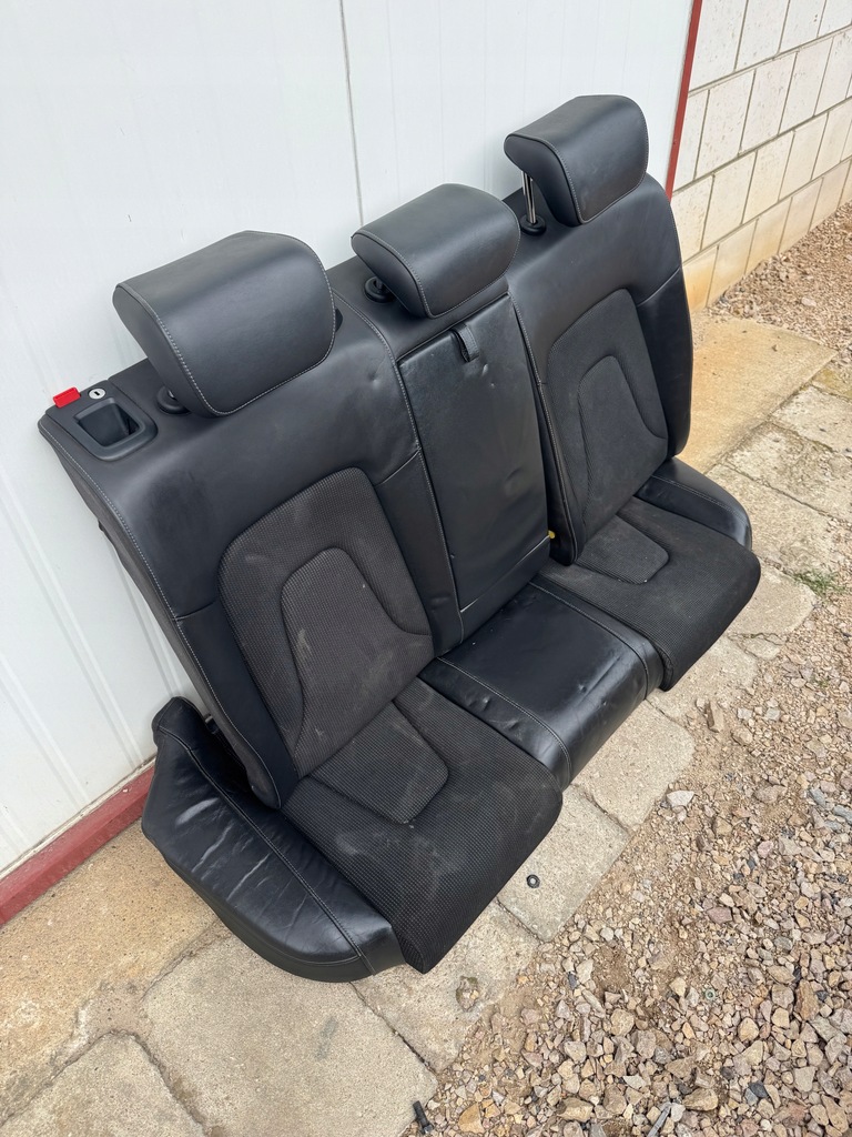 фото №9, Сиденья сиденье кожаный полукожа заднее сиденье подлокотник audi a4 b8 s-line - wawa