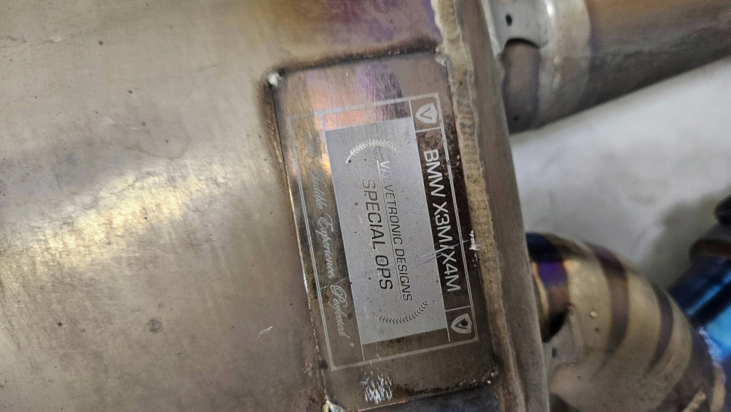 фото №15, Вихлоп гасник титановий bmw x3m x4m f98 f97 valvetronic designs special