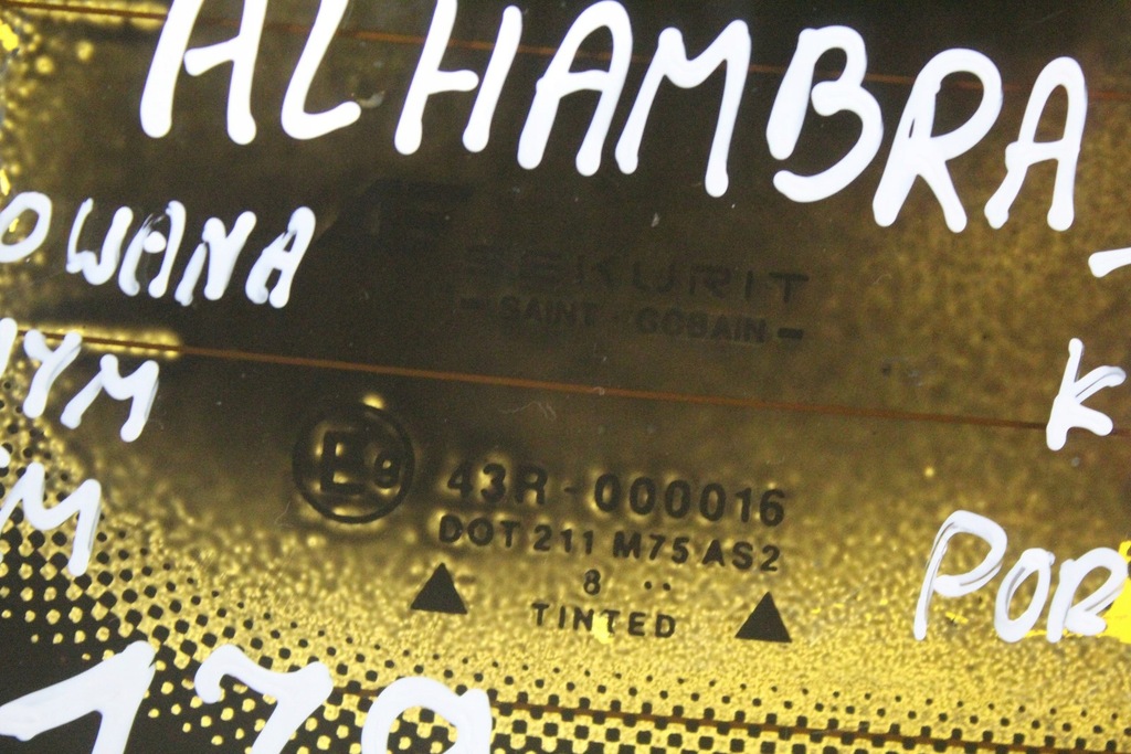 фото №8, Стекло задняя крышки багажника seat alhambra ford galaxy wv sharan