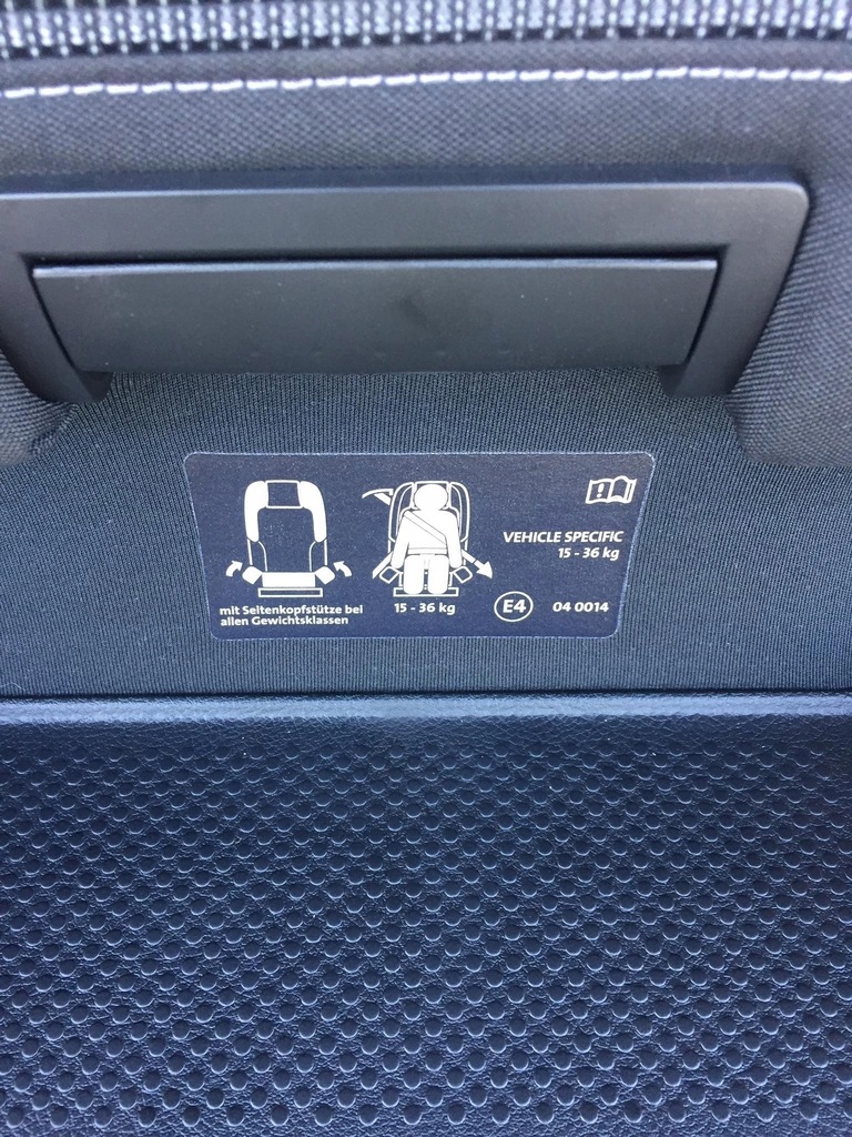 фото №10, Vw sharan 7n0 сиденье детское кресло dla ребенка подголовник