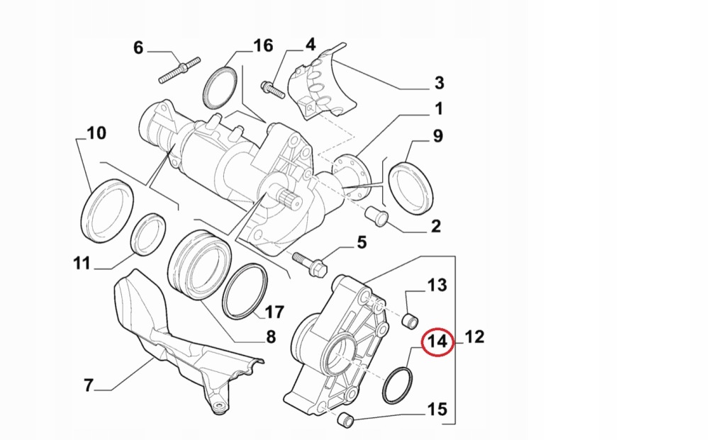 фото №1, Alfa 159 brera 4x4 q4 ущільнювач міст перед