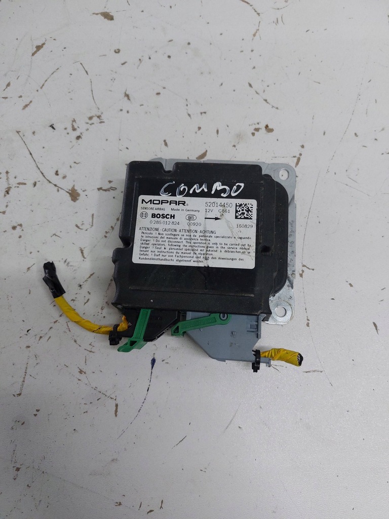 фото №1, Fiat opel doblo ii combo d модуль датчик подушка безопасности 52014450
