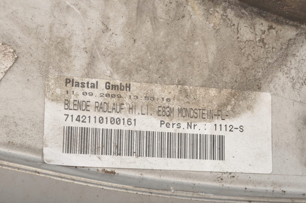 фото №12, Bmw e83 накладка крила лівий задня 3414449