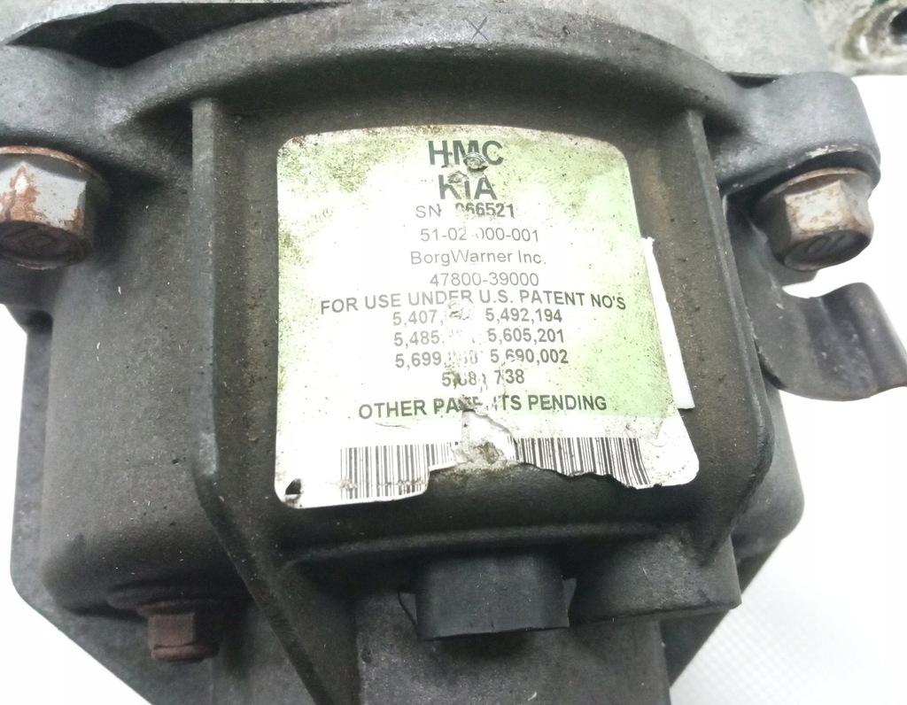 фото №9, Мост задний kia sportage ii hyundai tucson i 2.0 16v 4x4 4wd 47800-39000