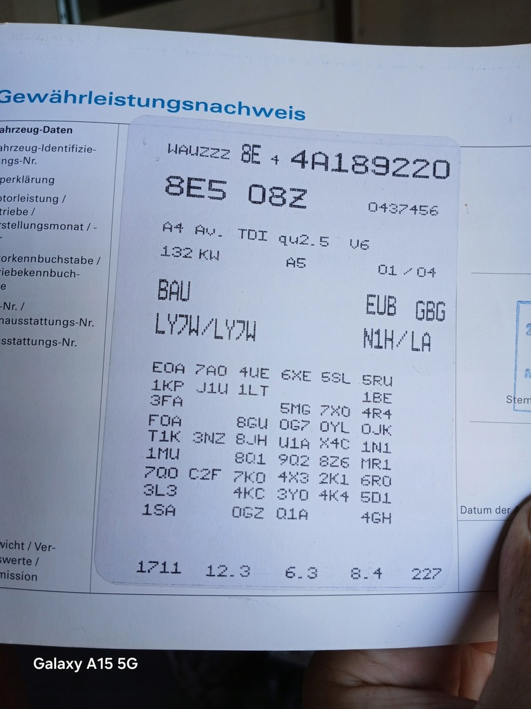 фото №9, Міст диференціал 4x4 eub audi a4 b6 стан bdb