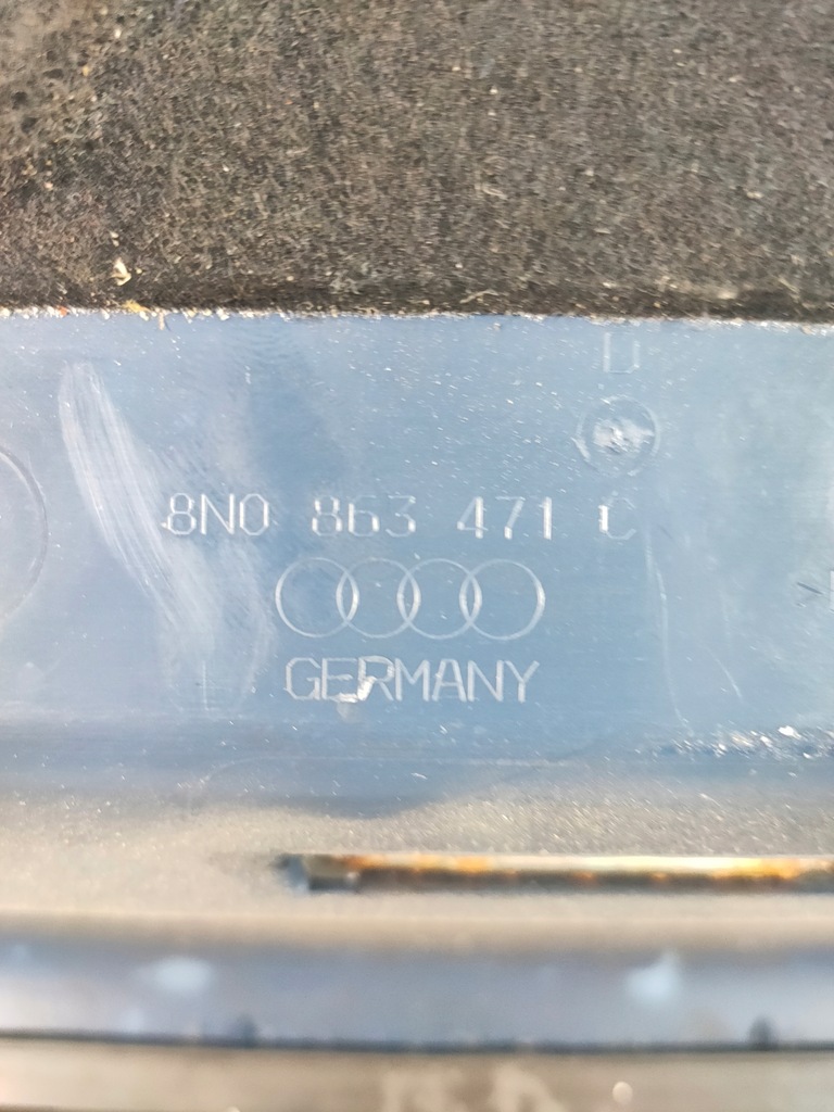 фото №5, Защита поперечина заднего audi tt 8n 8n0863471c granat