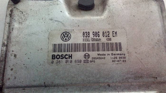 фото №6, Бортовой компьютер двигателя seat ibiza iii 1,9sdi 038906012em