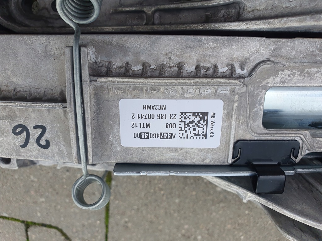 фото №5, Mercedes w447 vito колонка kierowcza