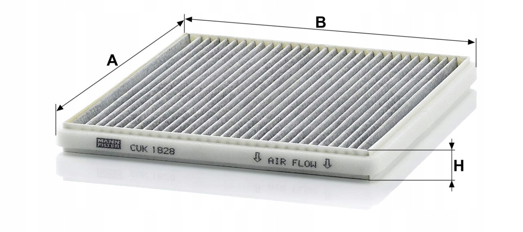 Mann-filter фільтр кабіни cuk 1828 Оригінал