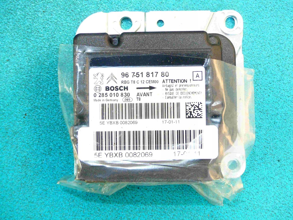 фото №8, Подушки безопасности подушка безопасности ремни датчик peugeot 5008 i 09-13