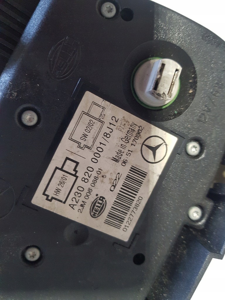 фото №3, Mercedes sl r230 w230 лампа стельовий кабіни