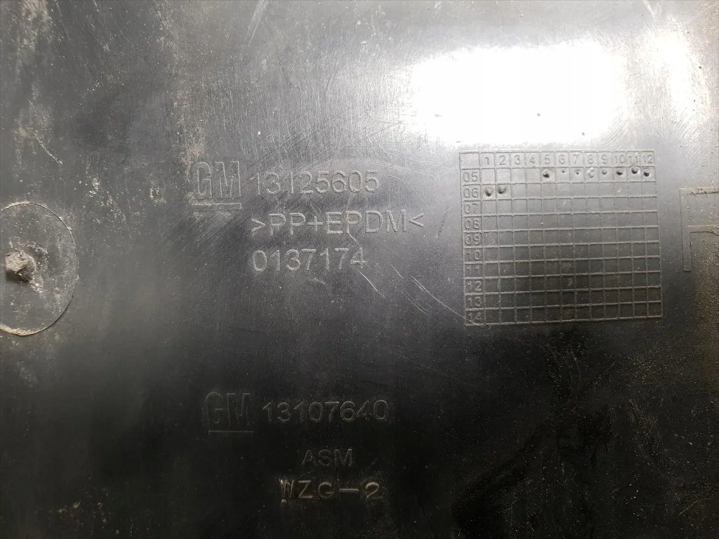 Vauxhall astra підкрилок передні prawidłowy 2005 хетчбек 4/5dr 13125605 Доставка