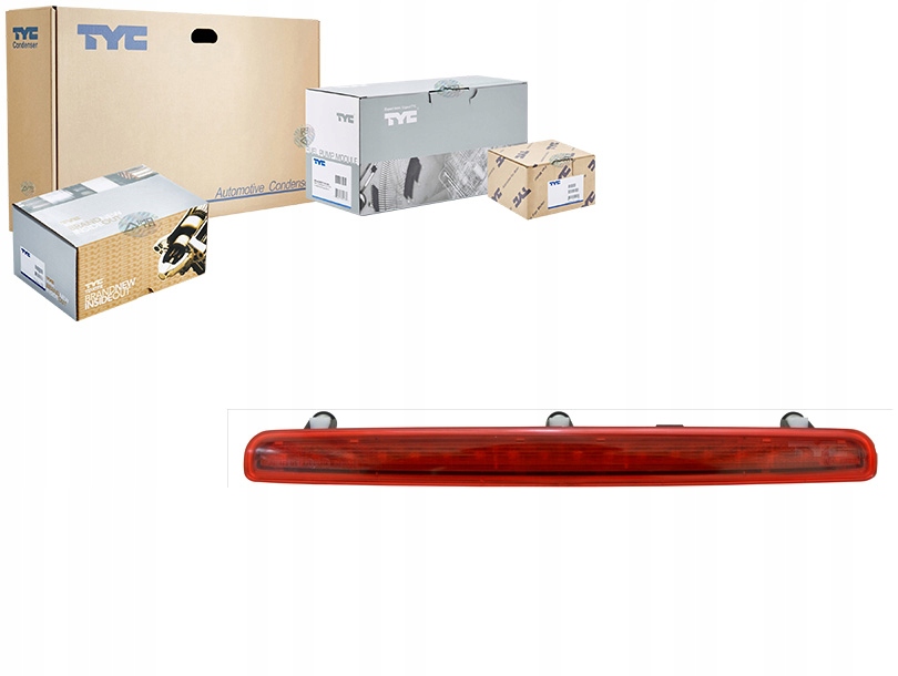 Купить Фара стоп красный led средняя w крышке  vw transporter t5 tyc