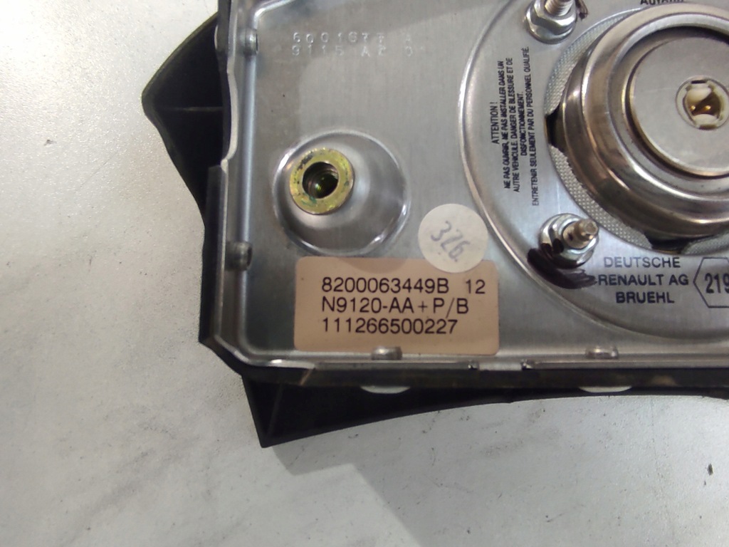 фото №3, Подушка подушка безпеки renault master ii 8200063449b