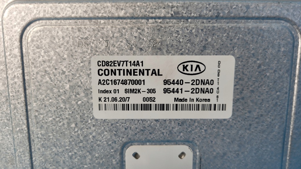 фото №7, Kia ceed 3 iii 1.4 t-gdi 21r бортовий комп'ютер блок керування коробки 95440-2dna0