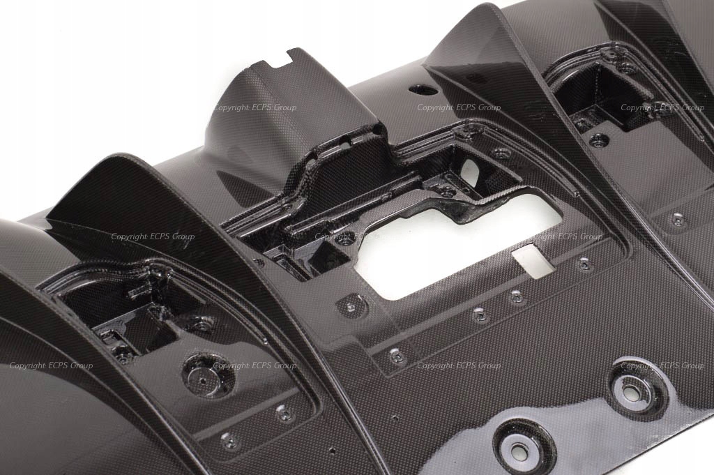 фото №15, Ferrari 488 gtb диффузор бампера задняя