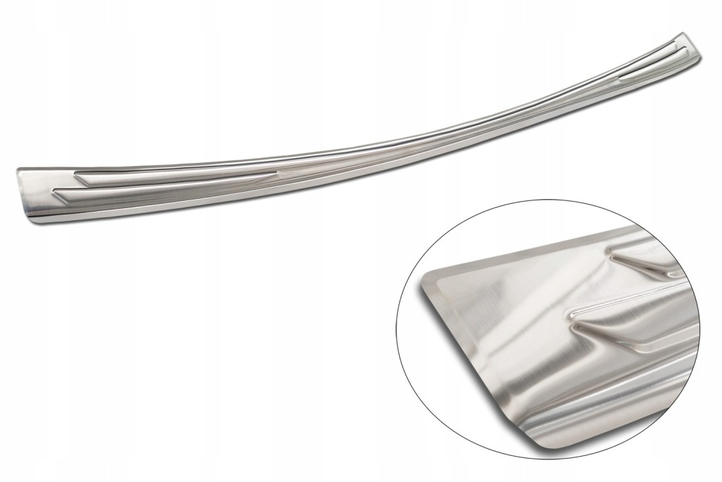 фото №1, Lexus rx v al3 молдинг стальной накладка na бампер задняя