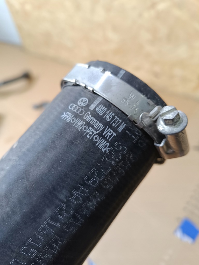 фото №3, Audi q7 4m 3.0 tdi труба интеркулер 4m0145737m