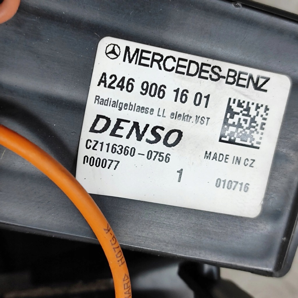 фото №6, Mercedes-benz cla c117 x117 w117 2016 вентилятор обдув / повітродувка