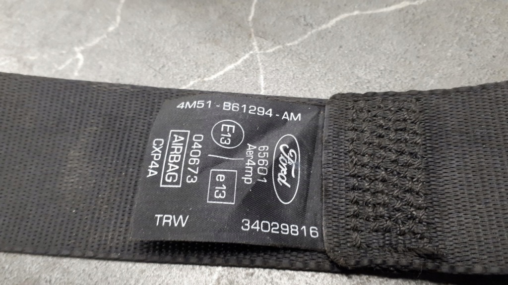 4m51-b61294-am ремінь безпеки ліве перед ford focus mk2 3d Ціна