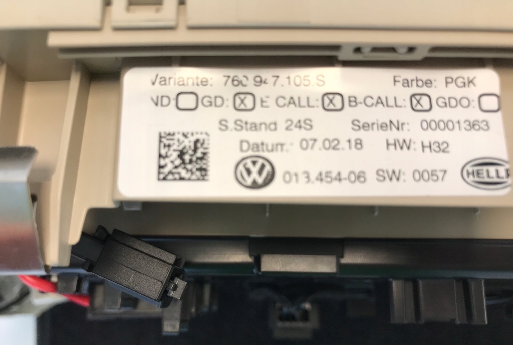 фото №7, Vw touareg 760 лампа потолочный 760947105ab серая