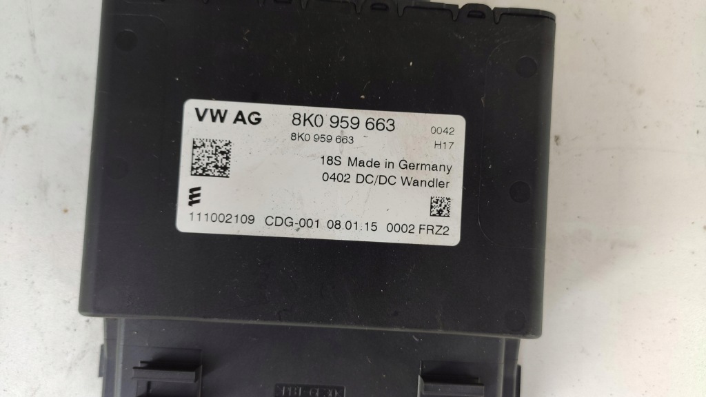 фото №3, Audi a6 c7 a4 b8 модуль стабилизатор напряжения 8k0959663