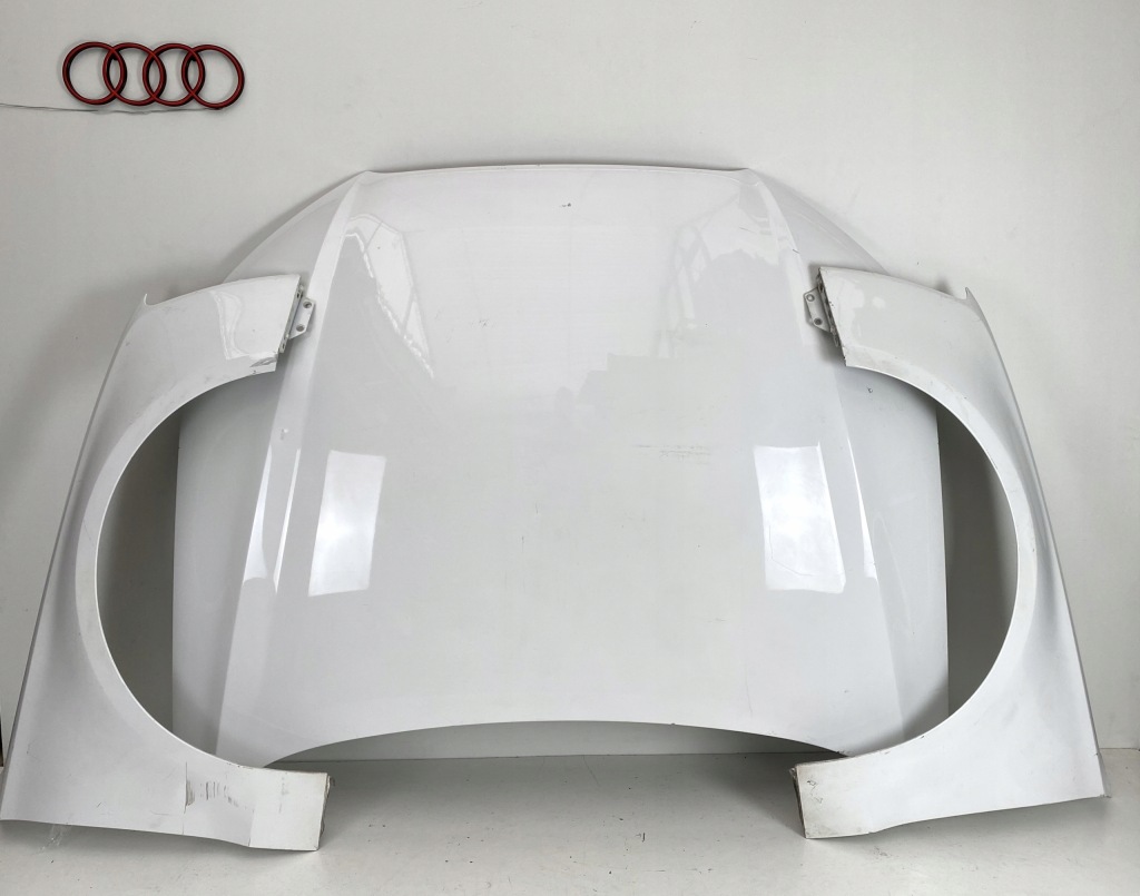 фото №7, Audi a8 d4 4h бампер капот pas крылья лампы full led комплект перед белый