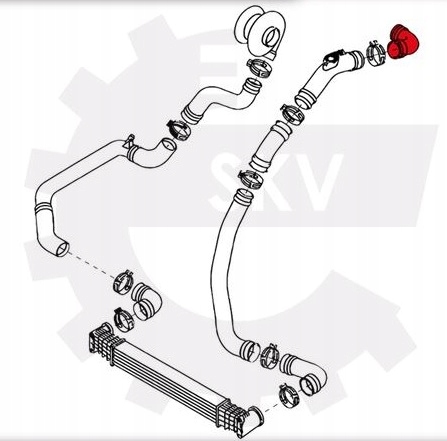 фото №3, Шланг труба турбіни seat alhambra 1.9tdi