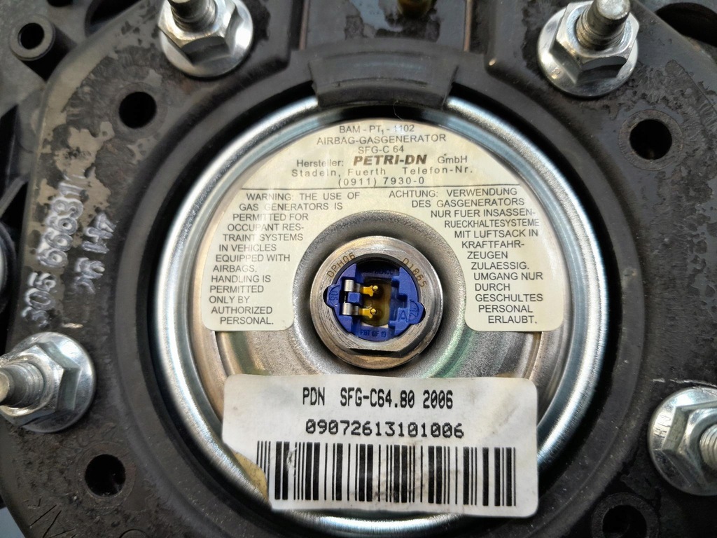 фото №9, Vw touran i панель приладів приладова подушки безпеки ремені