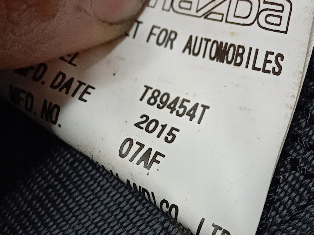 фото №5, Pas безпеки лівий задня mazda cx-5 i