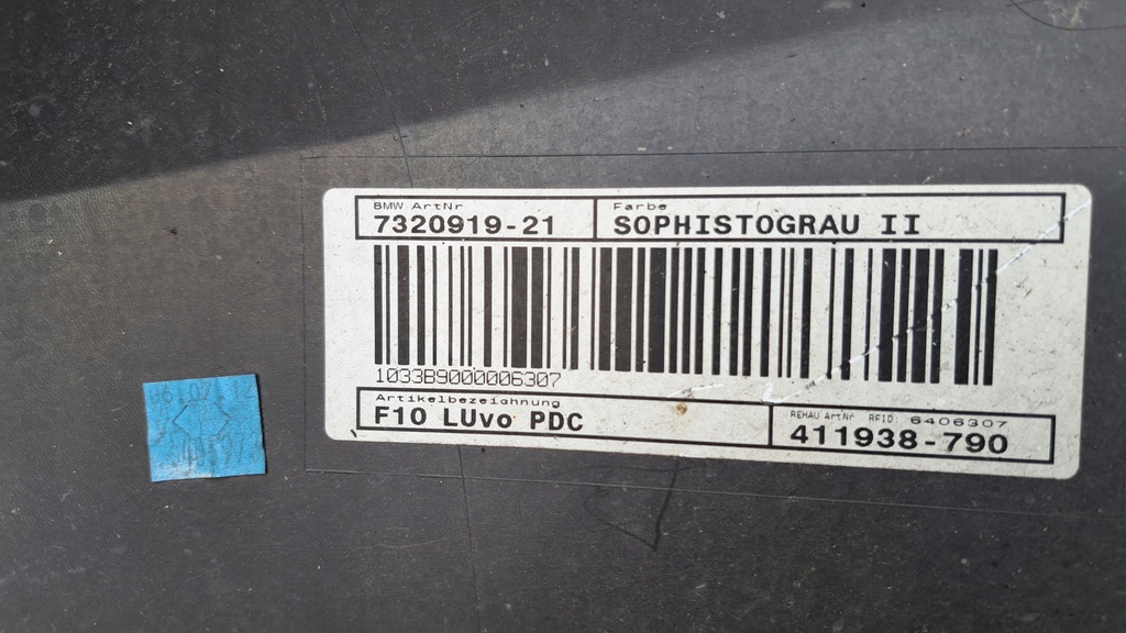 фото №13, Bmw 5 f10 f11 бампер перед pdc омивачі nr58