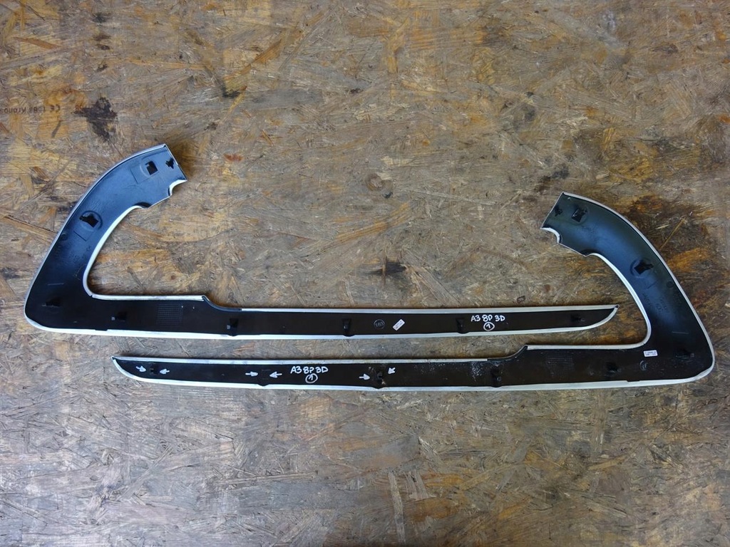 фото №10, Audi a3 s3 8p 8p3 3d накладки декоры дверь перед алюминий s-line