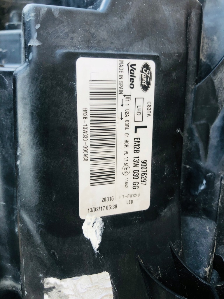 фото №6, Ford s max galaxy лампа перед левая линза led