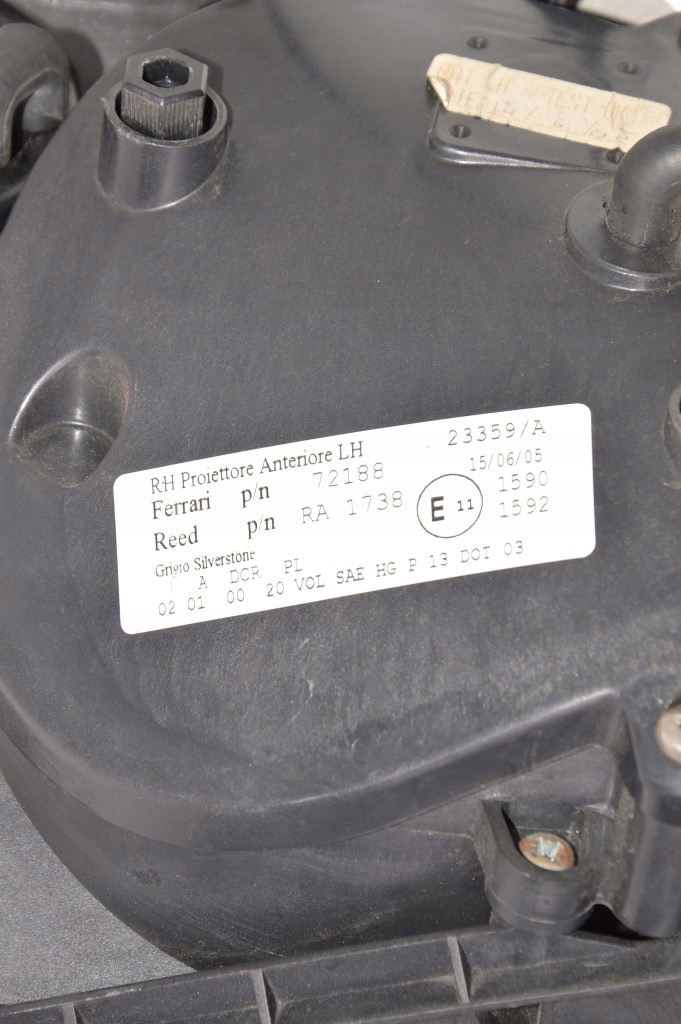 фото №10, Ferrari 612 scaglietti f137 лампа лівий перед lhd