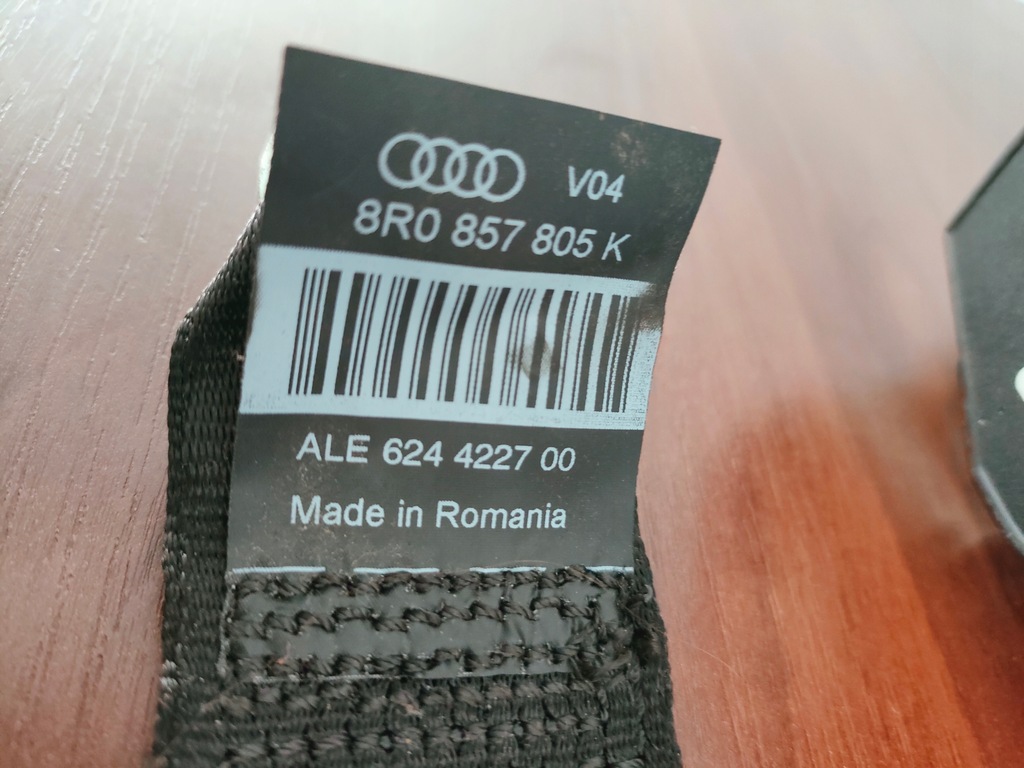 фото №9, Audi a4 b8 a5 ремни безопасности задняя 8k0857805k