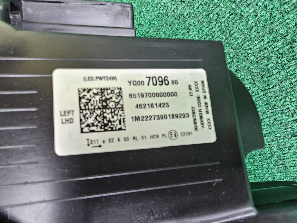 фото №8, Лампа opel crossland x 462161423 16-24 идеальное состояние левая передняя