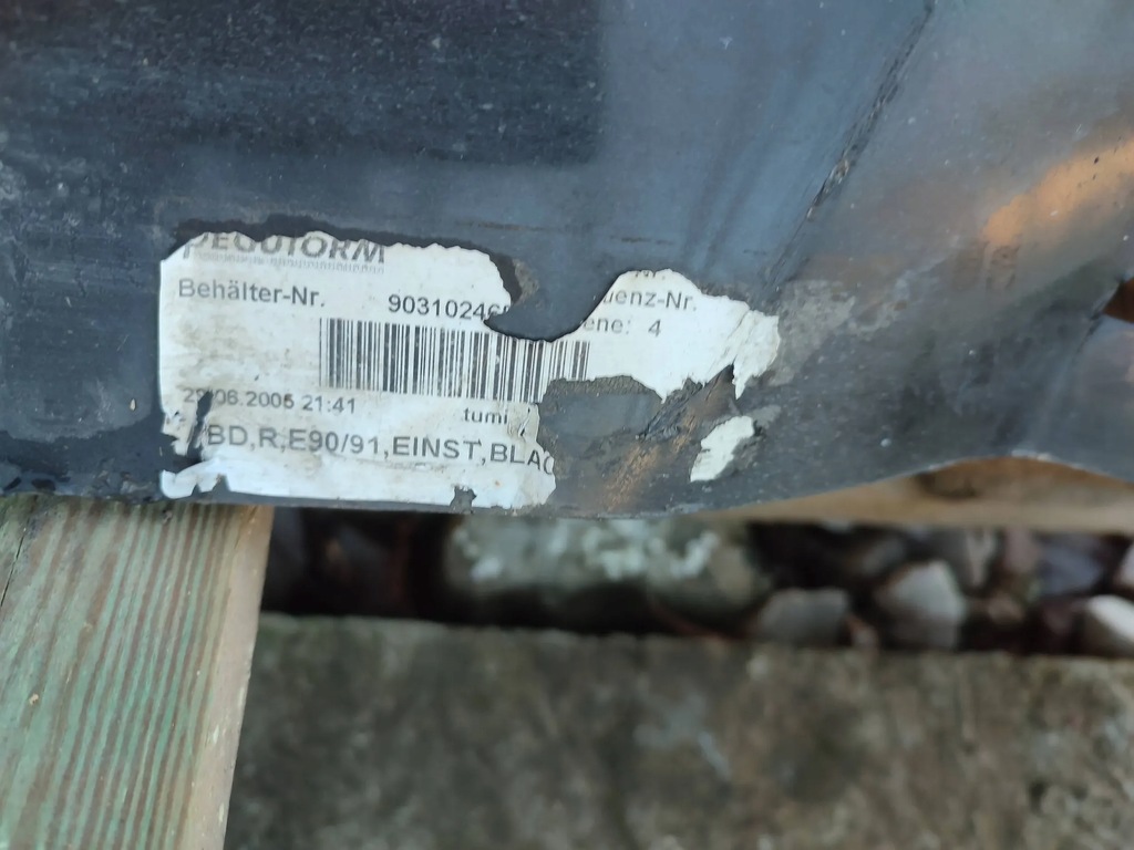 фото №8, Молдинг порог правая bmw 3 e90 e91 2005 black sapphire